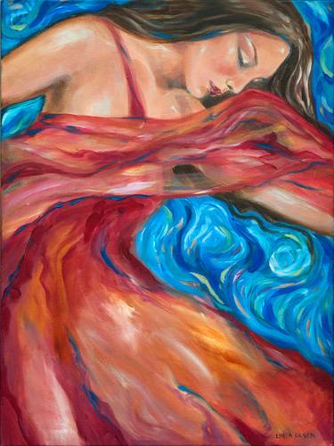 Original Conceptual Portrait Paintings by Linda Olsen