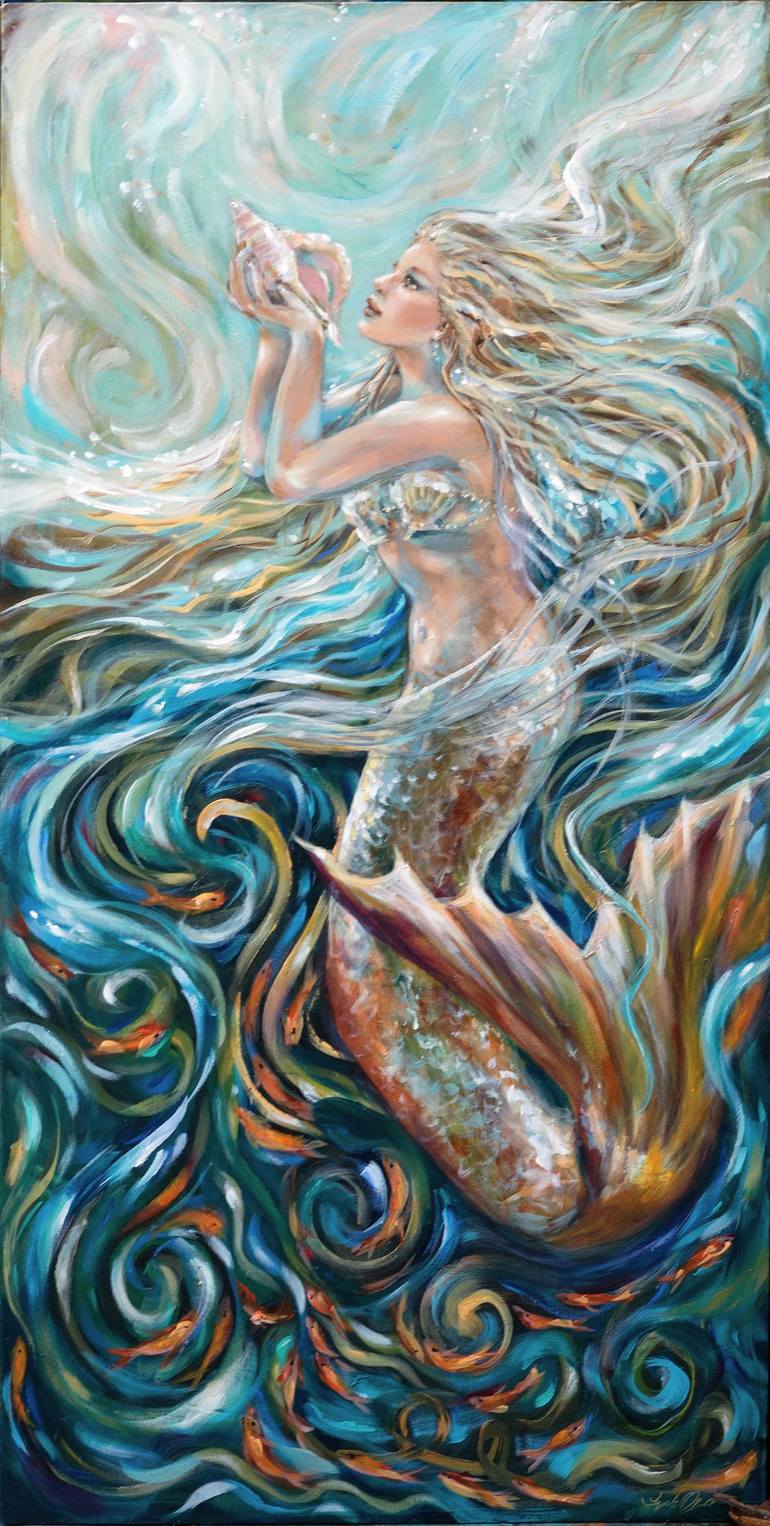 Original Conceptual Fantasy Paintings by Linda Olsen