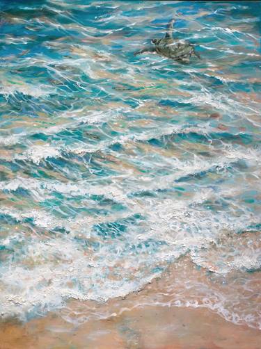 Print of Conceptual Beach Paintings by Linda Olsen