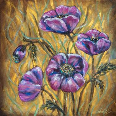 Original Floral Paintings by Linda Olsen
