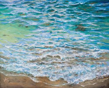 Print of Beach Paintings by Linda Olsen