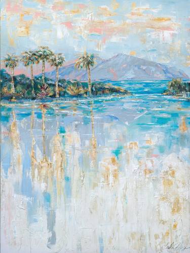 Original Abstract Expressionism Landscape Paintings by Linda Olsen