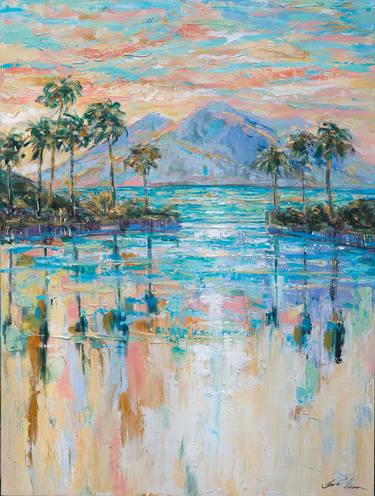 Original Abstract Expressionism Landscape Paintings by Linda Olsen