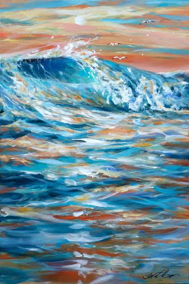 Original Impressionism Beach Paintings by Linda Olsen