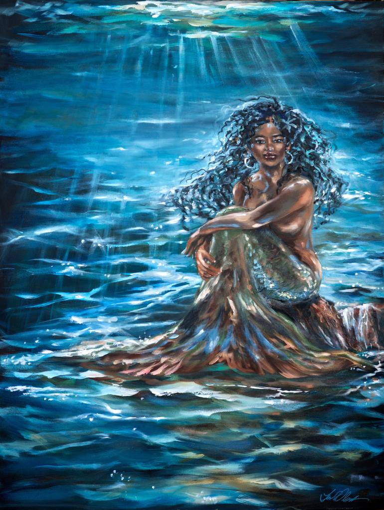 Original Figurative Fantasy Paintings by Linda Olsen