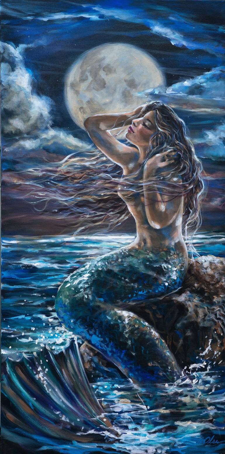 Original Impressionism Fantasy Paintings by Linda Olsen