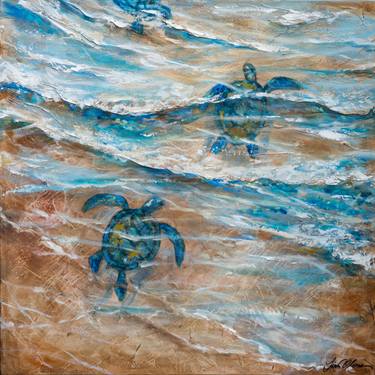 Print of Impressionism Fish Paintings by Linda Olsen