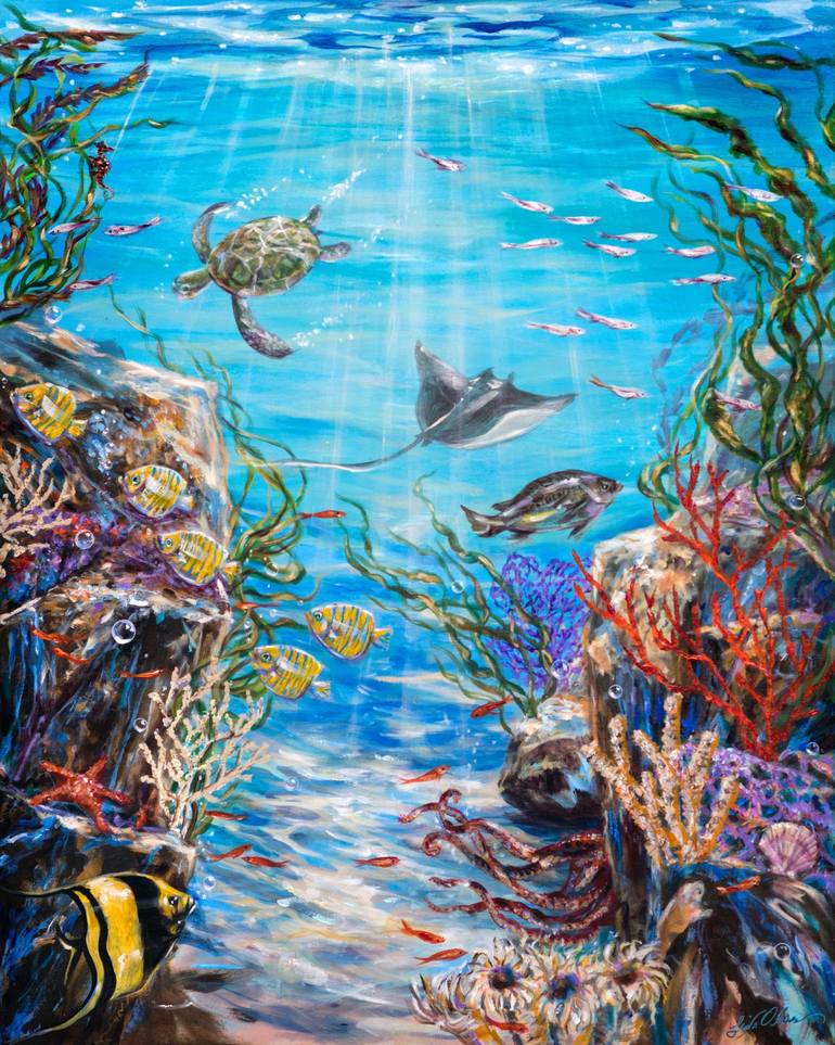 Underwater Sea Painting