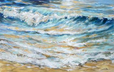 Original Impressionism Beach Paintings by Linda Olsen