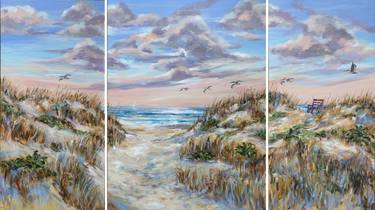 Original Beach Paintings by Linda Olsen