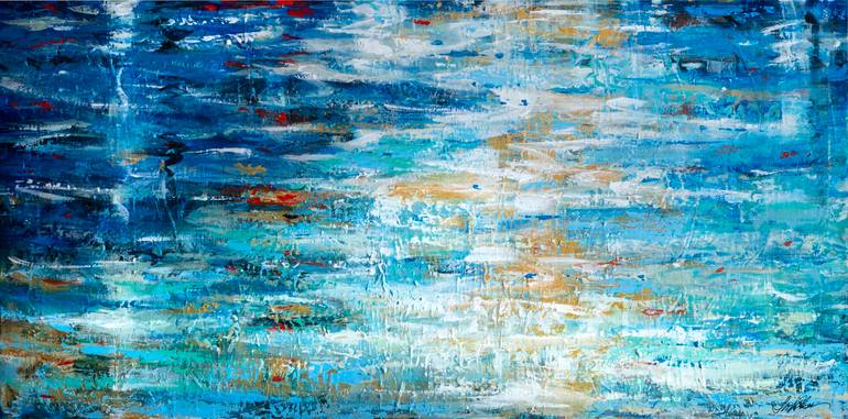 Slumbering Mermaid Painting by Linda Olsen | Saatchi Art