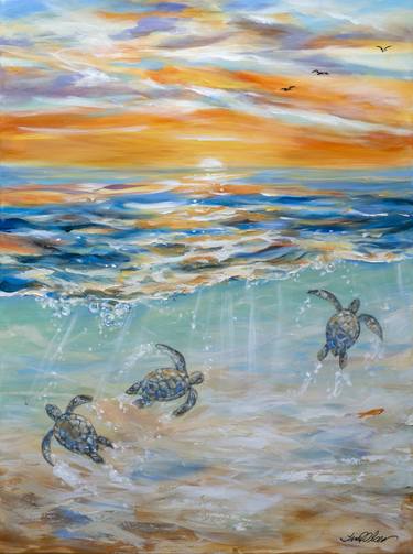 Original Seascape Paintings by Linda Olsen