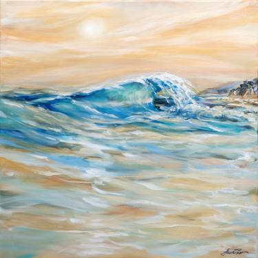 Original Impressionism Beach Paintings by Linda Olsen