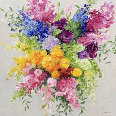 Original Floral Paintings by Janine van der Kaaij-Kruijmer