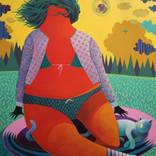 Diva with green hair by Akos Barnabas Marton