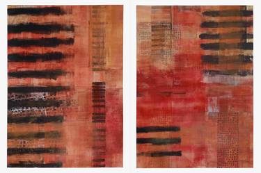 Original Fine Art Abstract Paintings by Cynthia Coldren