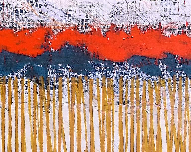 Original Abstract Expressionism Abstract Painting by Cynthia Coldren