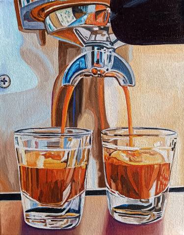 Original Food & Drink Paintings by Cansu Porsuk Rossi