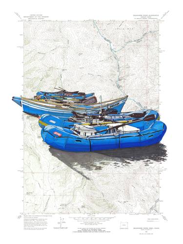 Original Illustration Boat Drawing by Adam Ambro