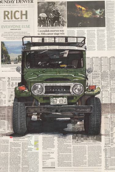 Print of Automobile Drawings by Adam Ambro