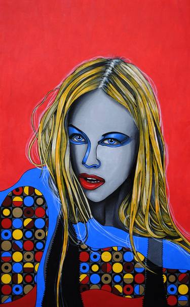 Pop Art Paintings For Sale Saat!   chi Art - unusual forms of thinking paintings image