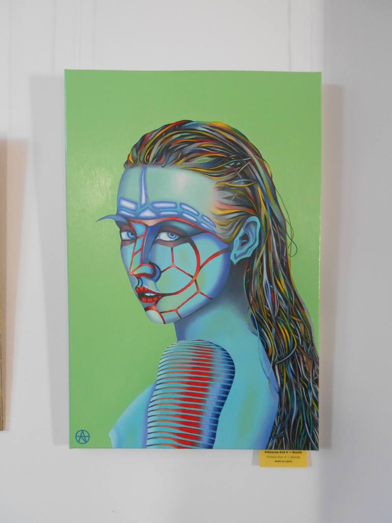 Future Eve 5 - Bionik Painting by Aldyn Alexander | Saatchi Art