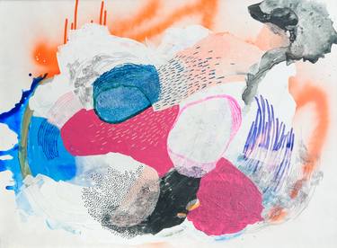Print of Abstract Paintings by Gabriela Fussa