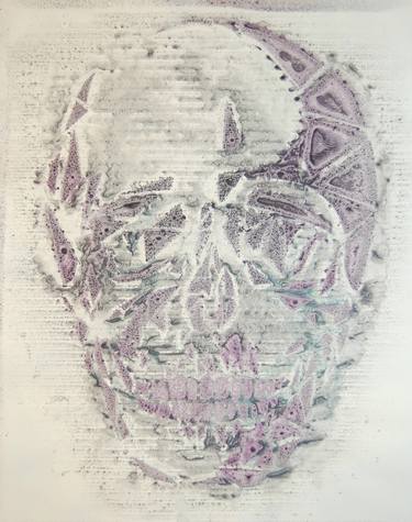 Saatchi Art Artist Garrett Love; Printmaking, “Skull Print - Limited Edition 1 of 1” #art