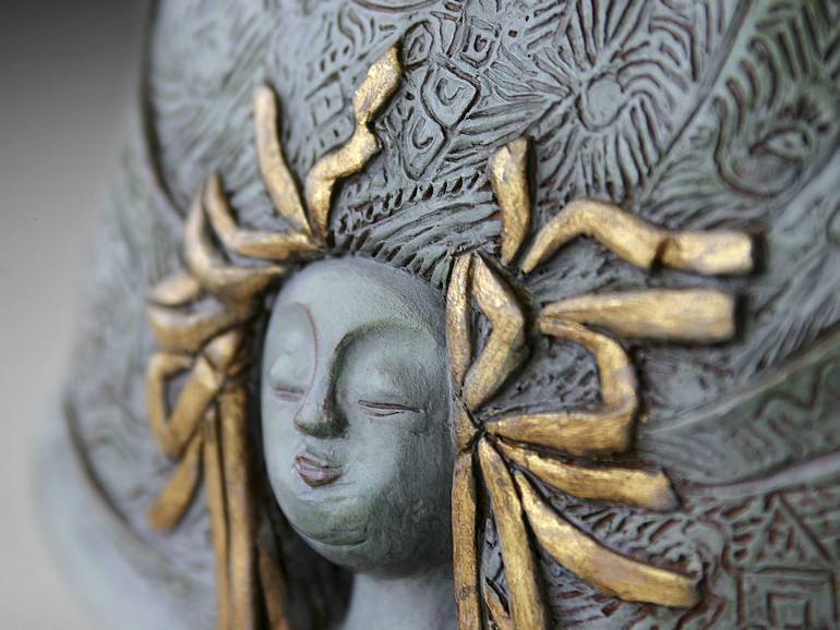 Original Figurative Women Sculpture by Dorit Dornier