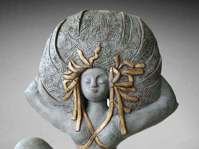 Original Figurative Women Sculpture by Dorit Dornier