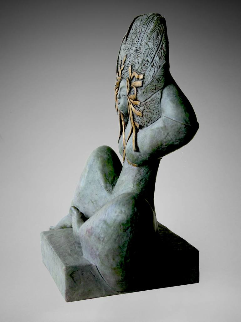 Original Figurative Women Sculpture by Dorit Dornier