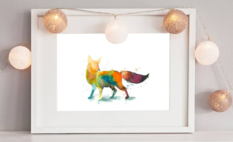 Original Illustration Animal Painting by Valérie Gilbert