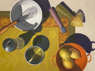 Original Modern Food Paintings by Terri Schmitt
