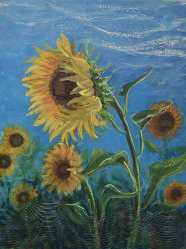 Original Impressionism Floral Paintings by Terri Schmitt