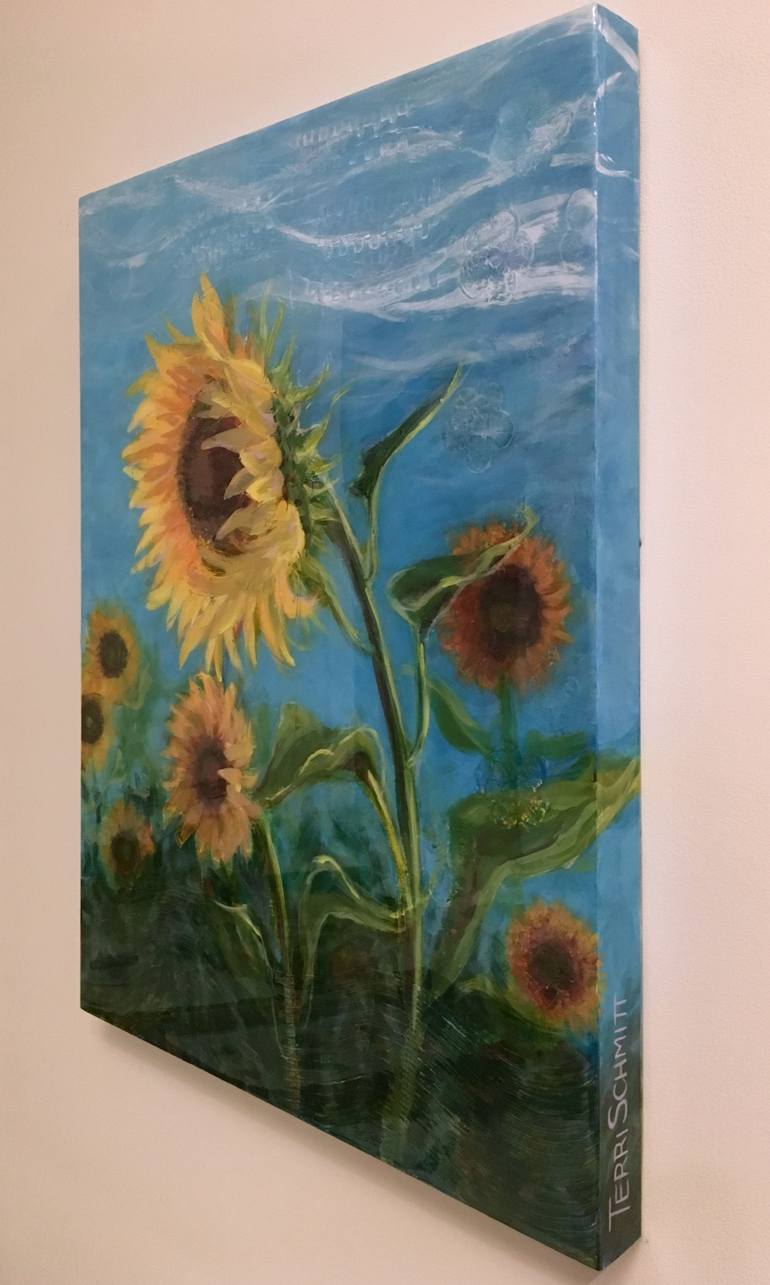 Original Impressionism Floral Painting by Terri Schmitt
