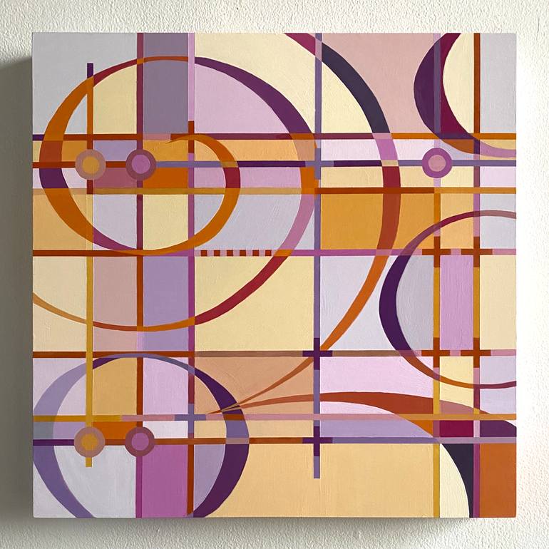 Original Cubism Abstract Painting by Terri Schmitt