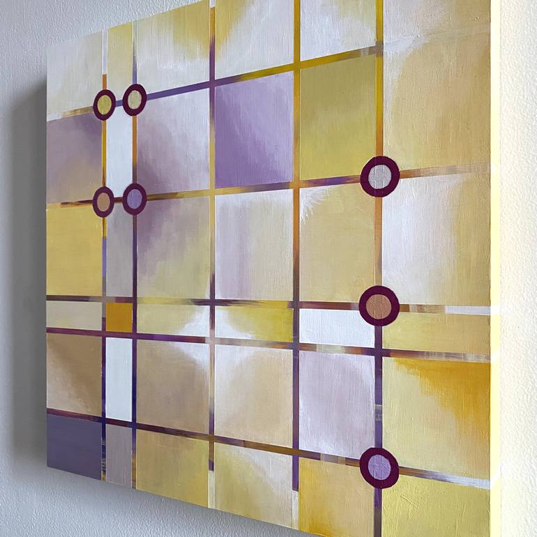 Original Cubism Abstract Painting by Terri Schmitt