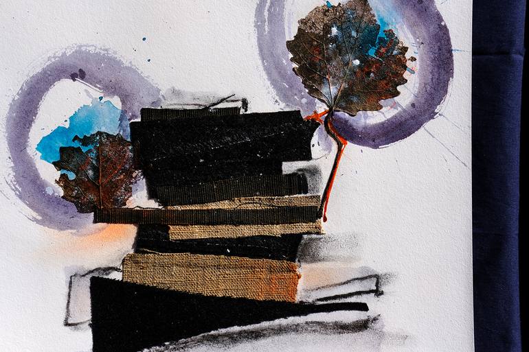 Original Contemporary Abstract Collage by Katrin Schwurack