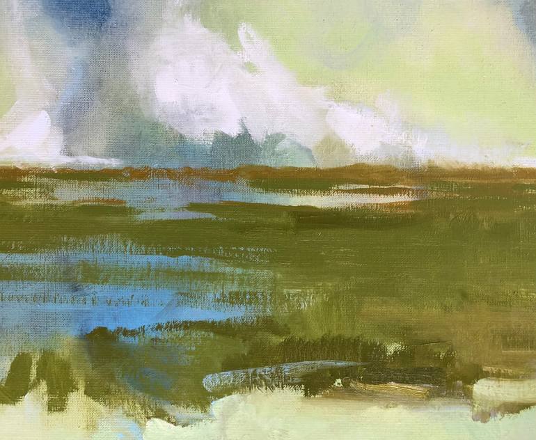 Original Figurative Landscape Painting by Stella Burggraaf
