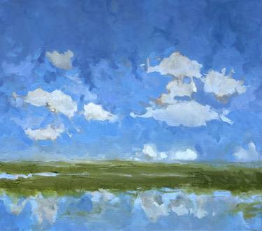 Original Impressionism Landscape Paintings by Stella Burggraaf