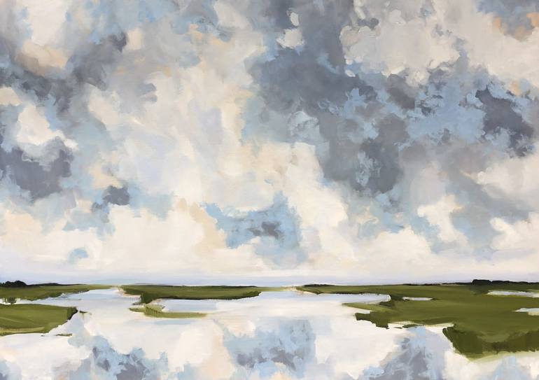 Original Figurative Landscape Paintings by Stella Burggraaf