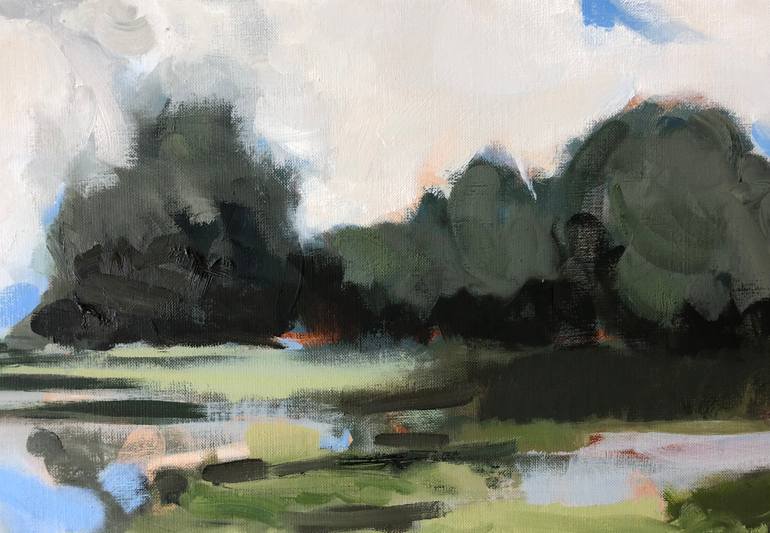 Original Figurative Landscape Painting by Stella Burggraaf