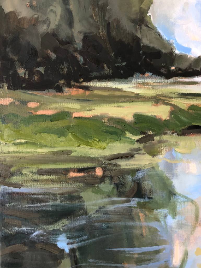 Original Figurative Landscape Painting by Stella Burggraaf