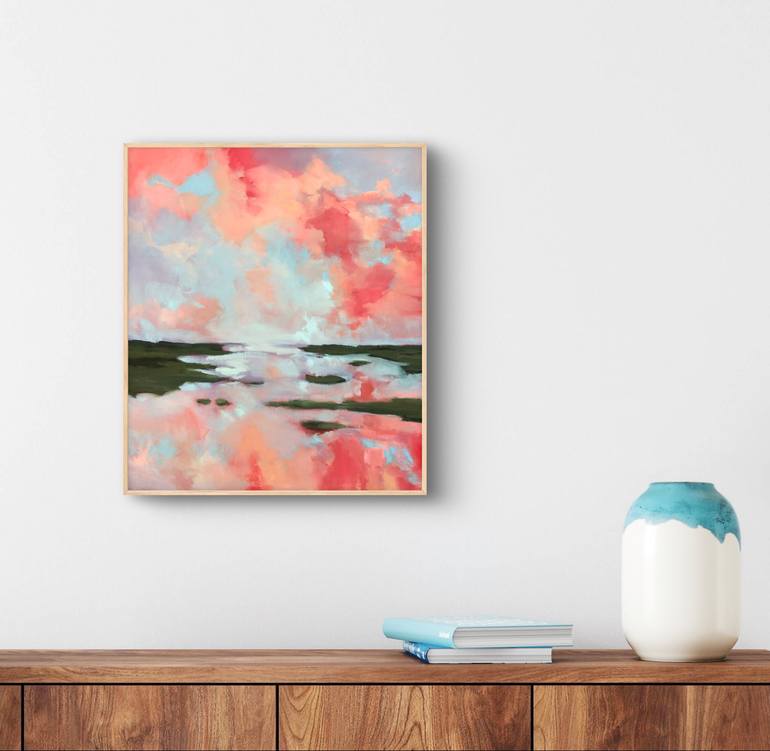 Original Impressionism Landscape Painting by Stella Burggraaf