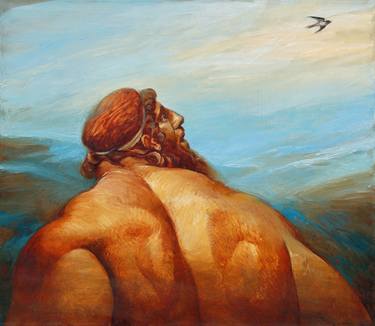 Original Figurative Classical mythology Paintings by Alexander Daniloff