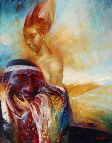 Original Figurative Love Paintings by Alexander Daniloff