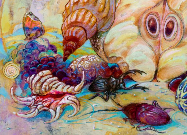 Original Figurative Garden Painting by Alexander Daniloff