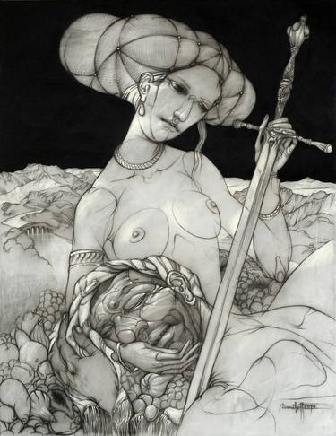 Original Classical mythology Drawings by Alexander Daniloff