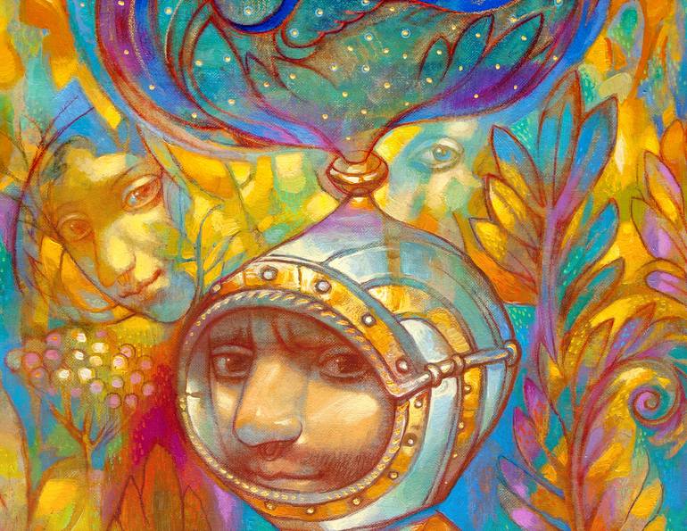 Original Contemporary Fantasy Painting by Alexander Daniloff