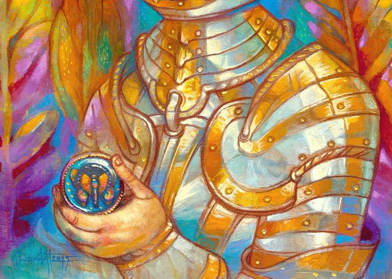 Original Contemporary Fantasy Painting by Alexander Daniloff